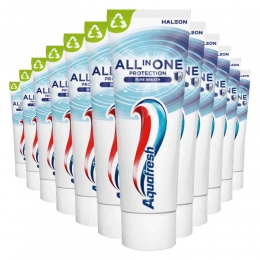 12xAquafreshTandpastaAll-in-OneProtectionPureBreath75ml