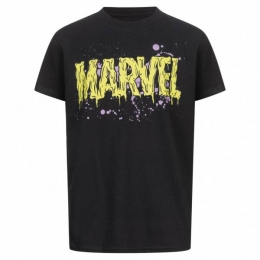 MARVELComicsSlimeLogoKinderenT-shirtMABTS016BLK