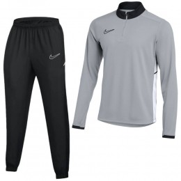 NikeAcademy25Trainingspak14-ZipGrijsZwartWit