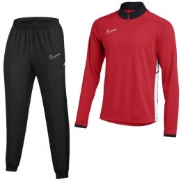 NikeAcademy25Trainingspak14-ZipRoodZwartWit