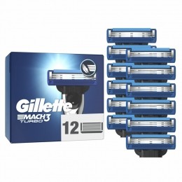 GilletteScheermesjesMach3Turbo12stuks