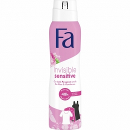 3xFaDeodorantSprayInvisibleSensitive150ml