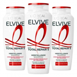 3xLOralElviveTotalRepair5Shampoo250ml