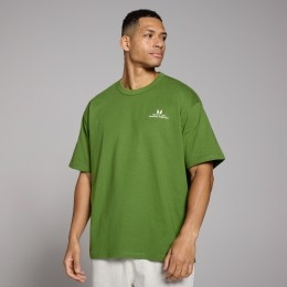 MPLifestyleT-shirtmetopdruk-Donkerdennengroen-XXS-XS