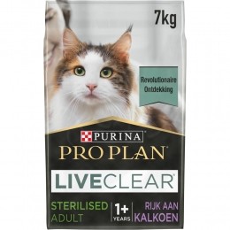 ProPlanLiveClearSterilisedAdult1Kalkoen7kg