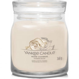 YankeeCandleGeurkaarsMediumJarWarmCashmere368gr