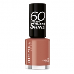 3xRimmelNagellak60SecondsSuperShine130CaramelCandy8ml