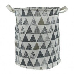 QUVIOWasmandmetdriehoeken-Beigegrijs