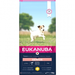 EukanubaSeniorSmallHondenvoerKip15kg