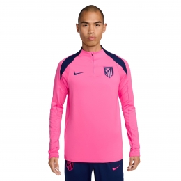 NikeAtleticoMadridStrikeTrainingstrui14-Zip2024-2025RozeDonkerblauw