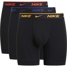 NikeEverydayCottonBoxershortBrief3-PackZwartGeelBlauwOranje
