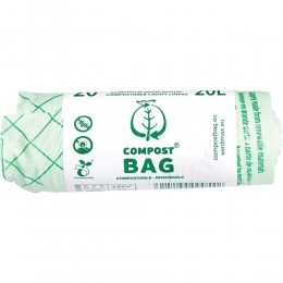6xCompostBagAfvalzakComposteerbaar20liter20stuks