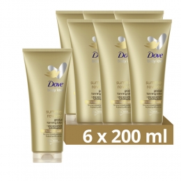6xDoveZelfbruinendeBodylotionSummerRevivedLight-Medium200ml