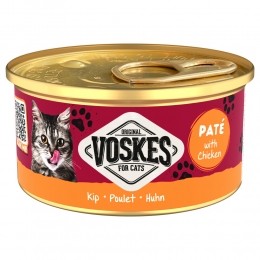 24xVoskesKattenvoerNatPatKip85gr