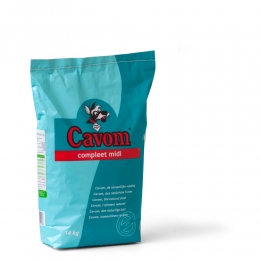 2xCavomCompleetHondenvoerDroogMidi14kg