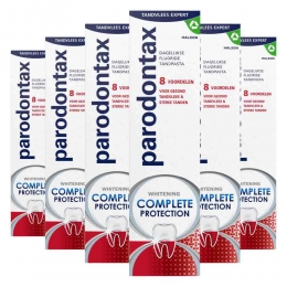 6xParodontaxTandpastaCompleteProtectionExtraFresh75ml