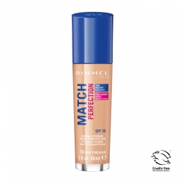 RimmelMatchPerfectionFoundation010LightPorcelain30ml