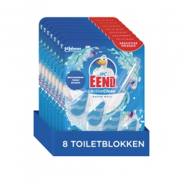 8xWCEendToiletblokActiveCleanMarine38gr