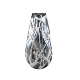 PTMDConckGreysolidglassvasewhiteorganicS