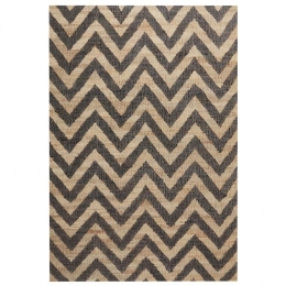 Beliani-DEDEPINARI-Laagpoligvloerkleed-Beige-160x230cm-Jute