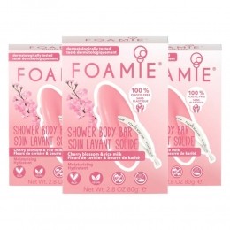 3xFoamieBodyBarCherryKiss