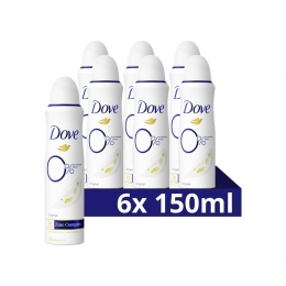 6xDoveDeodorantSpray0Original150ml