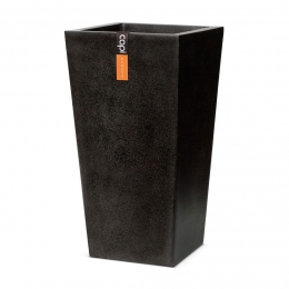 BloempottapsvierkantIzwartCapiLux-Capieurope