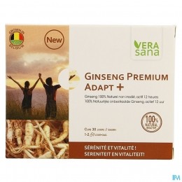 GinsengPremiumAdaptCaps30VeraSana
