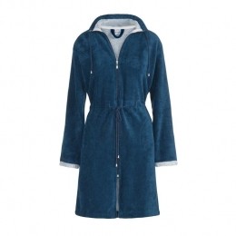 ChicagoBadjasNavyLBlauwKatoenPolyesterBamboe