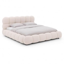 GoossensGestoffeerdBedframeCloud-140x220-Ahenk9851beige-