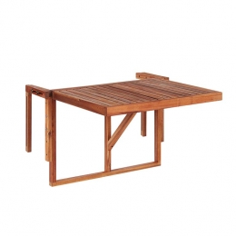 Beliani-UDINE-Tuintafel-Donkerehoutkleur-69x70cm-Acaciahout