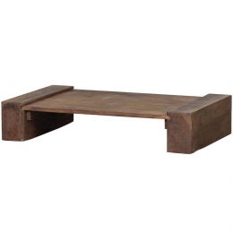 WOOODCunoSalontafel-Hout-Donkerbruin-30x70x120