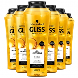 6xGlissShampooOilNutritive250ml