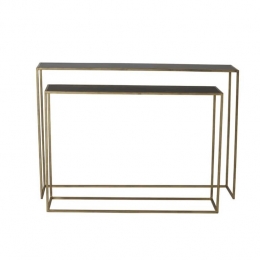 LightlivingSidetableS2100x25x70120x25x80cmBOCAmzwartwas