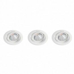 PhilipsPomeroninbouwspot-3-lichts-7W