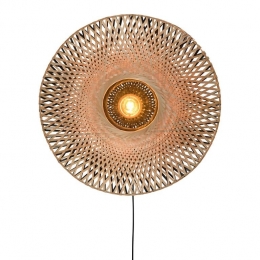 GOODMOJOKalimantanWandlampRond-44cm-Naturel