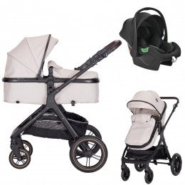 LorelliViolaPearlBeige3-in-1CombiKinderwageninclSpiritAutostoel