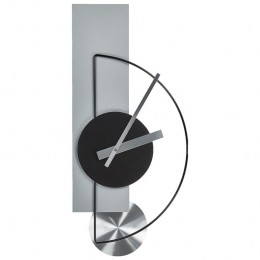 Beliani-CEVINS-Wandklok-Lichtgrijs-Staal