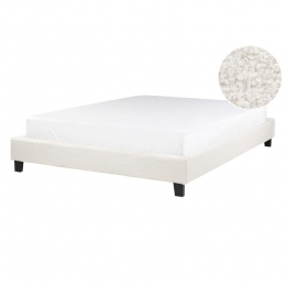 Beliani-ROANNE-Tweepersoonsbed-Crme-140x200cm-Boucl