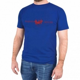 HarveyMillerPoloClubBasicHerenT-shirtHRM4468Koningsblauw