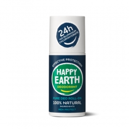 HappyEarth100NatuurlijkeDeodorantRollerLemonSandelwood75ml