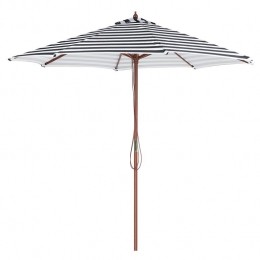 Beliani-FERENTILLO-Parasol-Wit-260cm-Polyester