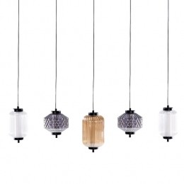 Beliani-SULLANE-Hanglamp5lampen-Meerkleurig-Glas