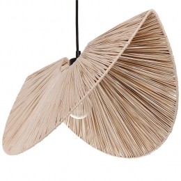 Beliani-HERRON-Hanglamp-Naturel-Papier