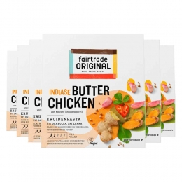 6xFairtradeOriginalKruidenpastaButterChicken70gr
