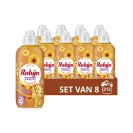 8xRobijnWasverzachterPassiebloemBergamot39Wasbeurten780ml