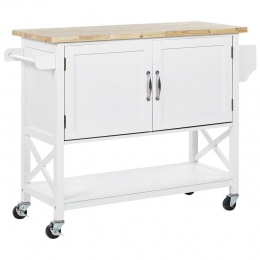 Beliani-MELE-Keukentrolley-Wit-MDF