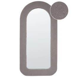 Beliani-CERVON-Wandspiegel-Taupe-60x120cm-Boucl