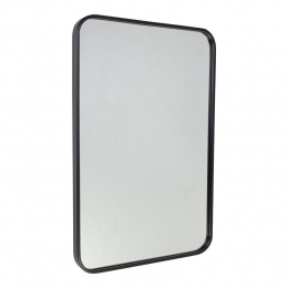 FragixBostonSpiegelRechthoekig-Zwart-Metaal-75x50