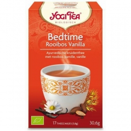 3xYogiteaBedtimeRooibosVanillaBiologisch17stuks